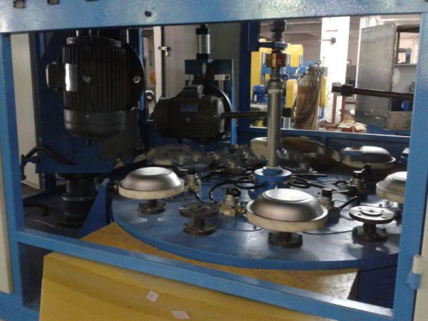 Buy cheap Aluminum Round Parts Metal Polishing Machine With High Efficiency from wholesalers