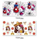 High Scratch Resistance DTF Wraps UV Transfer Stickers Removable Adhesive