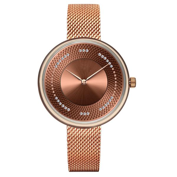 Buy cheap Quartz Womens Diamond Encrusted Watch Chronograph Wrist 30m Waterproof from wholesalers