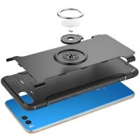 Buy cheap Ring Magnetic Armor bracket shatter-resistant Color Blue Red Case For Oppo R9 product