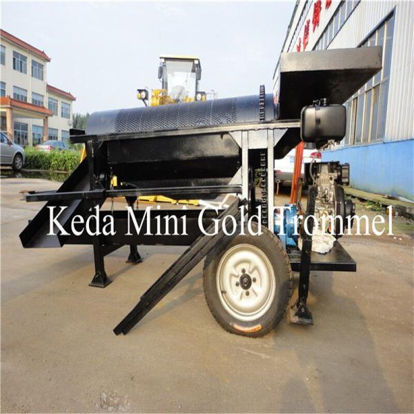 Buy cheap 115m3/H Gold Mining Machine Trommel Sieving 85kw 8m Length Gold Trommel Screen from wholesalers