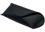 17cm Black Soft Leather Glasses Case