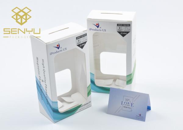 Buy cheap Phone Accessories Packaging White Window Full Color Printed Customized from wholesalers