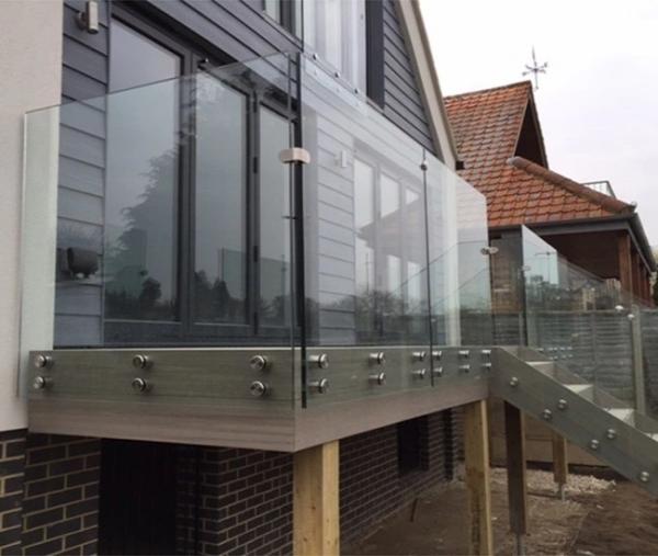 Buy cheap Glass design Braided Aircraft Cables 6063 T5 Aluminium Balustrade from wholesalers