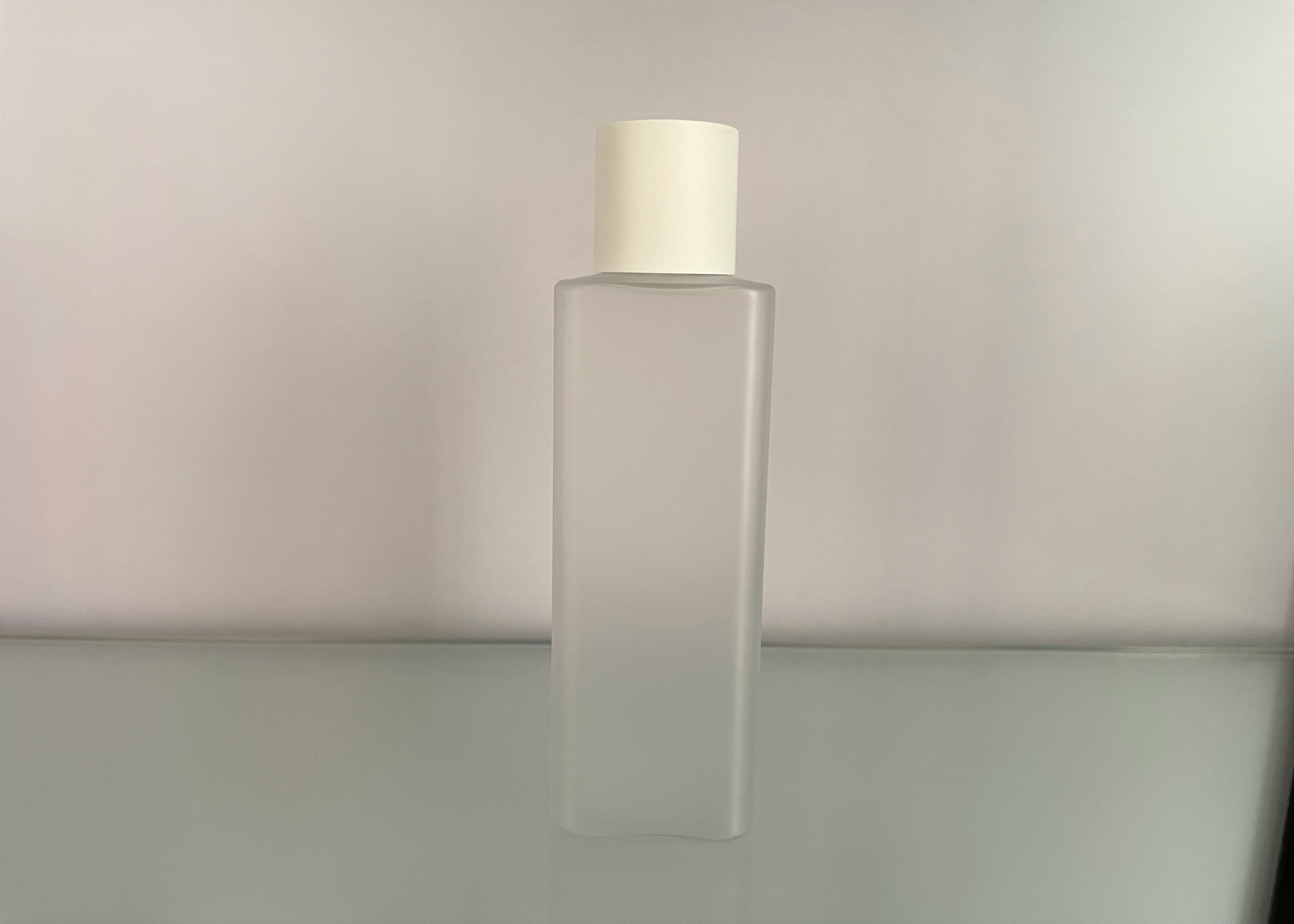 White Clear Matte 24mm 150ml PET Square Bottle