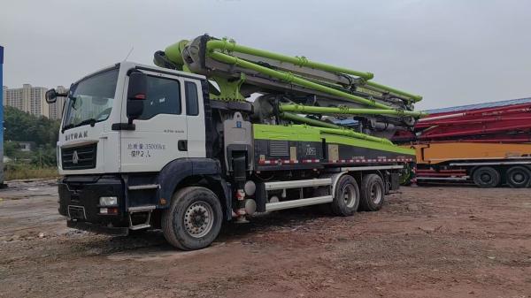 Buy cheap Secondhand 2021 ZLJ5351THBKE Zoomlion 50X-6RZ Concrete Boom Pump Truck Concrete pump construction machinery For Sale from wholesalers