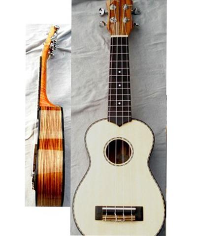 Buy cheap 21" concert Ukulele Spruce solidwood four string guitar high quality AGUL20 from wholesalers