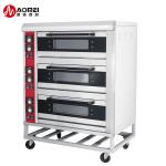 1 Layer 1 Deck 2 Tray Small Bakery Bread Single Deck Baking Oven 1220X820X530mm