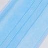 Buy cheap Adult Blue Disposable Surgical Mask / Valveless Disposable Pollution Mask from wholesalers