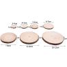 Buy cheap Bark Log 12cm Unfinished Wood Crafts Natural Wood Slices from wholesalers