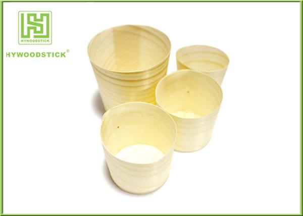 Buy cheap New Product Disposable Wooden Round Cup for Food Party Cake Cup from wholesalers