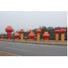 Buy cheap Traditional Festival Red Fabric Chinese Lanterns Outdoor Waterproof / Sunproof from wholesalers