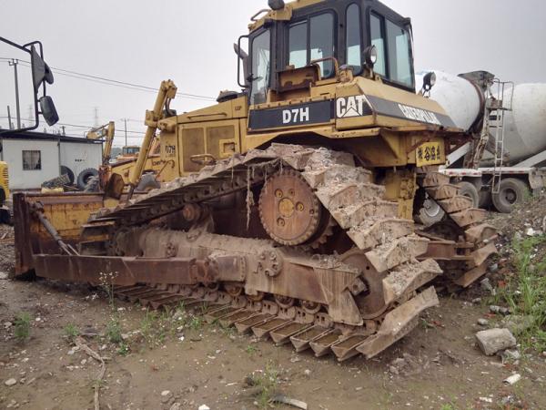 Buy cheap CAT 3306 Engine Used Crawler Dozer D7H LGP Swamp Track Shoes 5.9cbm Blade Capacity from wholesalers