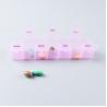 Buy cheap Colorful PP Weekly Pill Organizer Box With Clear Lid Pill Box Pharmacy from wholesalers