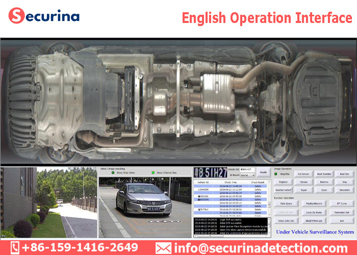 RFID 70km/H Under Vehicle Inspection System Anti Terrorist UVSS System