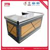 Buy cheap Brown Supermarket Checkout Counter 5FT 4FT Departmental Store Cash Counter from wholesalers
