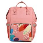 Water Resistant Red 17L Changing Bag Backpack Large Capacity 0.55kg