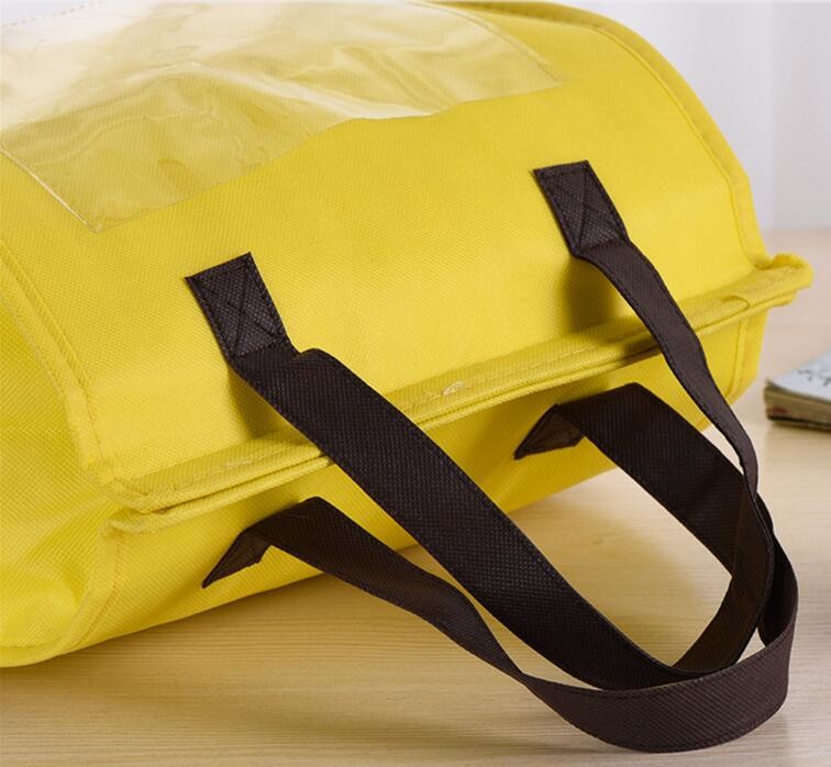 Reusable aluminium foil thermal insulation material cooler bag for picnic with Strapping tape closureRecycled PP Woven Plast