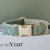 Buy cheap Luxury Nylon Dog Collar Leash With Bow Tie Gold Metal Bbuckles Adjustable Pet Supplies from wholesalers