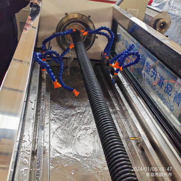 Buy cheap Fully Automatic PE Carbon Spiral Reinforced Pipe Production Line Equipment With Motor Power 37-55kw from wholesalers