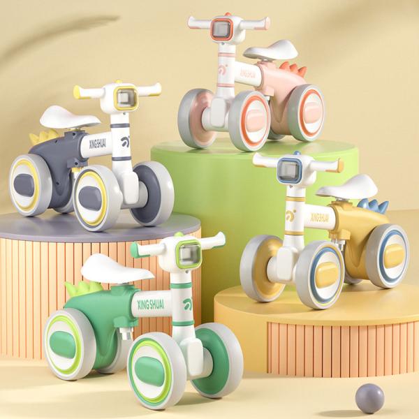 Car Style Children's Balance Bike for Boys Girls Learning Toy Handcart Balancing Gift