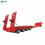 4 Lines 8 Axles Lowbed 80 Ton 100 Ton 120 Ton Heavy Duty Semi Trailer