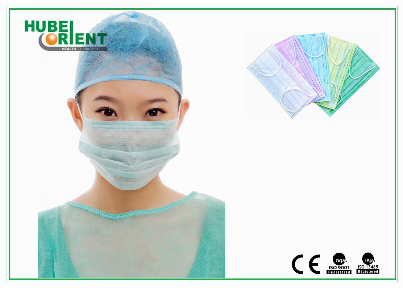 Protective Disposable Face Mask / Non Woven Disposable Surgical Masks Free Samples