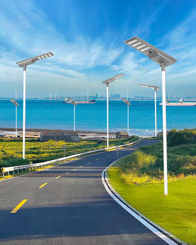 100w 200w 300w 400w 500w All in One Smart Solar Powered LED Street Light