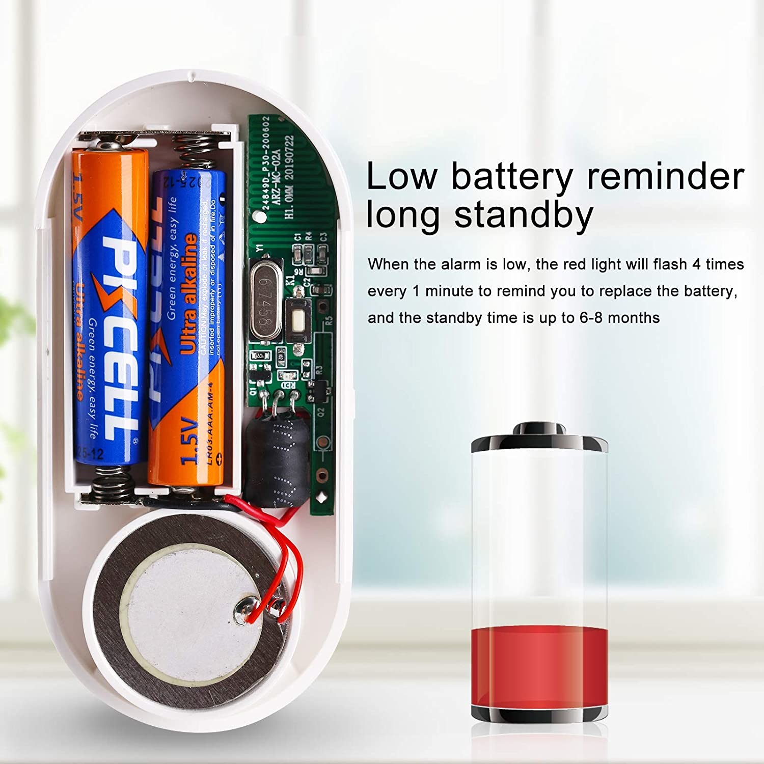 130DB Magnetic Door Burglar Alarm Alarm System Home Security Window Door Sensor Alarm