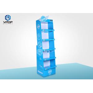 Buy cheap Food/Clothes Cardboard Shelf Display , Promotion Retail Cardboard Display Stands from wholesalers