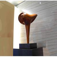 Buy cheap Surface Painted Tall Indoor Statues Cast Bronze Abstract Copper Finishing product