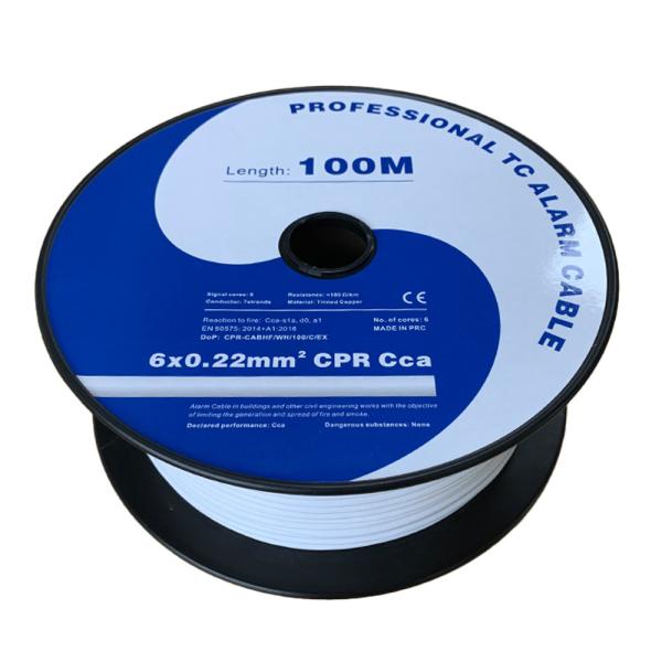 Buy cheap Bare Copper Wire Shield CCA/TC/BC/TCCA Stranded 2X0.50 12X0.22 CPR Cca Security Cable from wholesalers