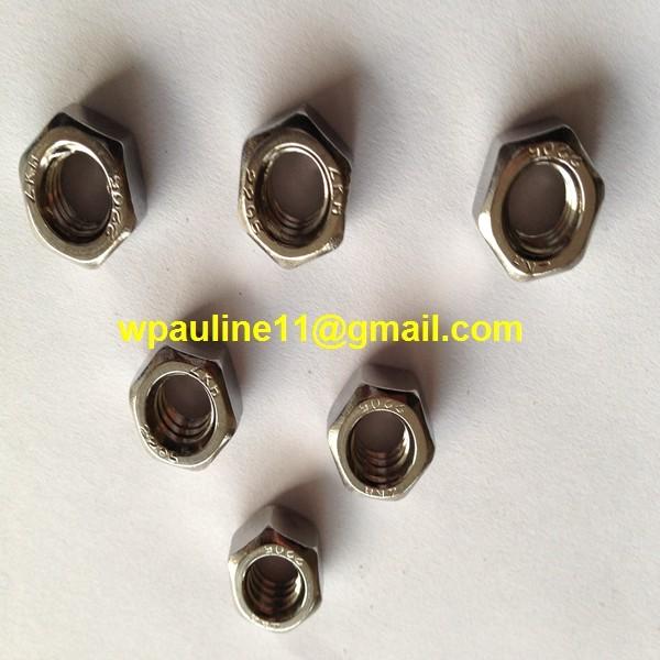 Buy cheap AISI321 Hex nuts in stock Hexagonal nuts DIN934 from wholesalers
