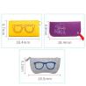 Buy cheap Damage Resistant Portable Pouch Glasses Case Sunglasses Bag Fashionable from wholesalers
