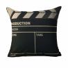 Buy cheap Movie Theater Throw Pillow Covers Vintage Cinema Poster Design Cushion Cover Home Decorative Pillowcases (Vintage Cinema from wholesalers