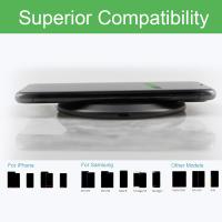 Buy cheap iPhone 8 X XR Induction Mobile Phone Charger Plate Grey Black Qi Certified Zinc product