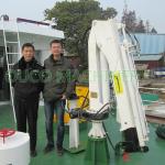 3.5m Ship Yacht Electric 0.35T Hydraulic Telescopic Crane