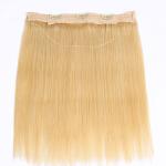 Durable Blonde #613 Color Halos Flip In Hair Extension Silky Straight 100% Human