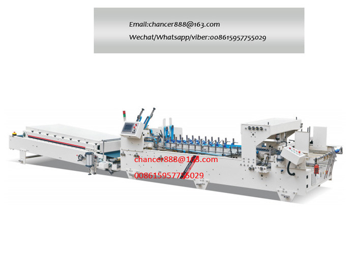 Automatic cosmetics box making machine, medical box folder gluer