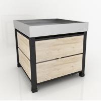 Buy cheap Light Duty Supermarket Fruit Stand Rack , Fruit Vegetable Shelf Powder Coating product