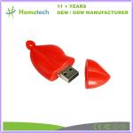 PVC Cute Lip Shape Customized USB Flash Drive Custom Mouth USB Memory Stick 8GB