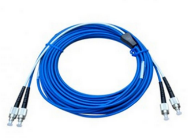 Armoured FC/UPC to FC/UPC Duplex Fiber Patch Cord