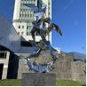 Buy cheap Mirror Polished Stainless Steel Monument Statue from wholesalers