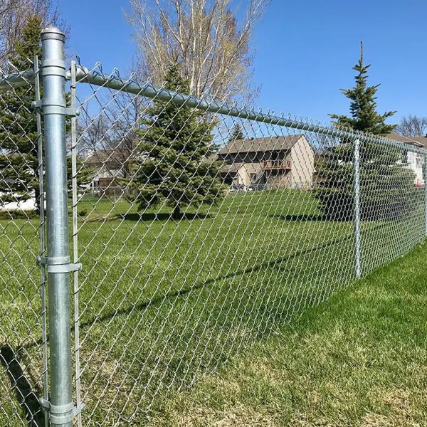 Buy cheap 3.5mm Thick PVC Coated 8 Foot High Chain Link Fence Roll Low Carbon Steel from wholesalers