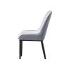 Buy cheap Minimalist Wrought Iron Leather Upholstered Dining Chair from wholesalers
