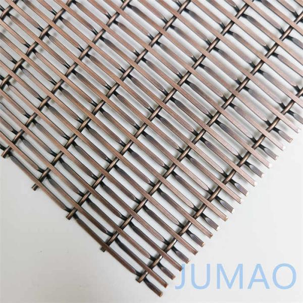 Buy cheap Antique Copper Architectural Mesh Woven Metal SS201 Stainless Steel 3x6 from wholesalers