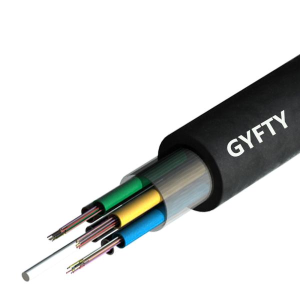 Buy cheap Outdoor Fiber Cable GYFTY 2 4 6 8 144 Core Per Meter Laser Drop FTTH Outdoor Cable from wholesalers