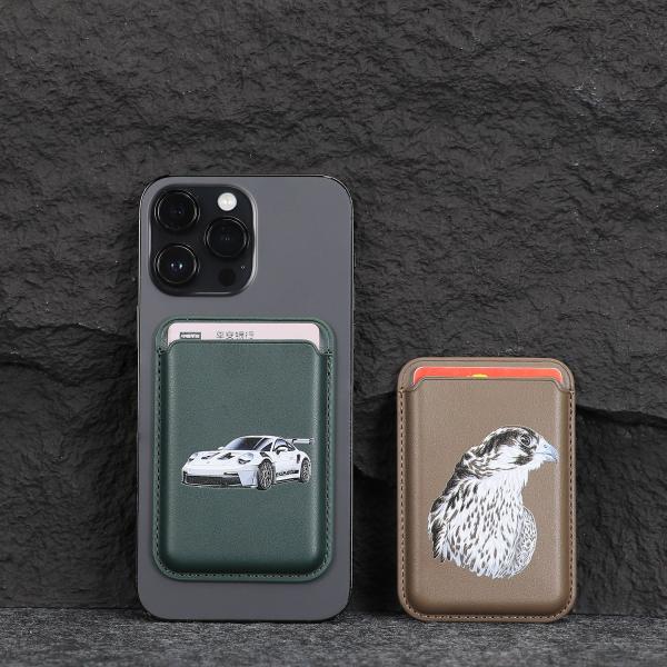 Buy cheap 25 Color Magsafe Magnetic Wallet Card Holder Customizable For IPhone from wholesalers