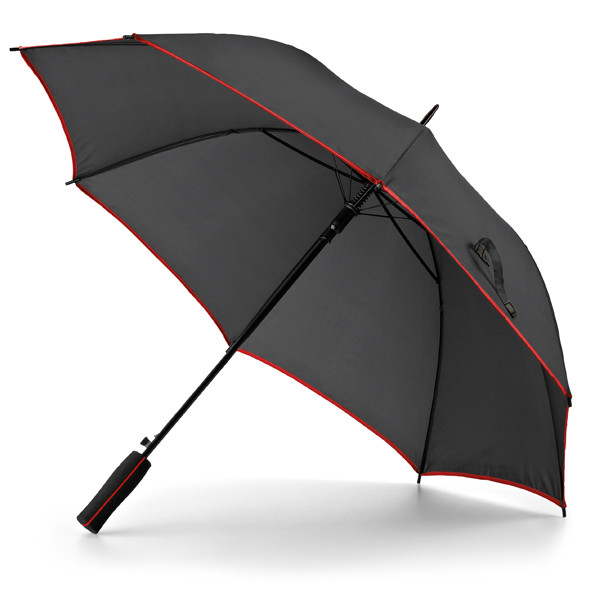 120cm Fiberglass Shaft Pongee Auto Open Golf Umbrella OEM Available