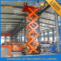 Buy cheap Low Profile Lift Table Hydraulic Scissor Lift Table / Material Handling Lifts product